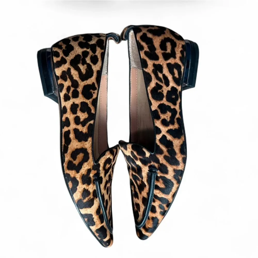 Franco Sarto Animal Print Loafers - Picture 4 of 9